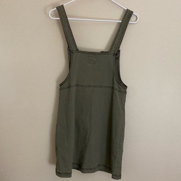 Olive Zip-Up Front Romper - Picture 12 of 12